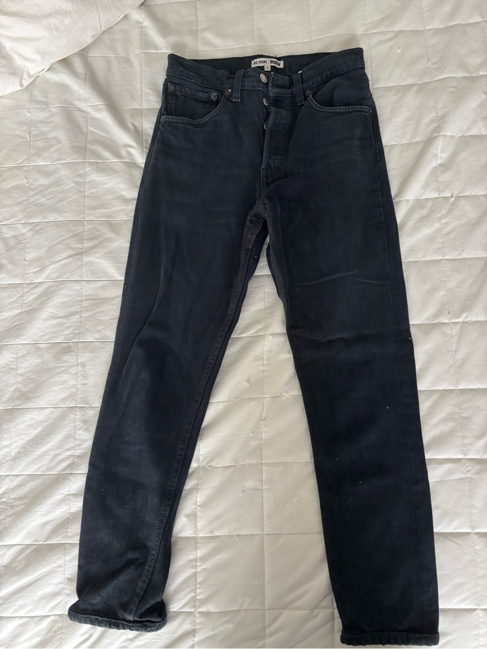 Re/done Levi’s Black Jeans - Classic Straight Fit